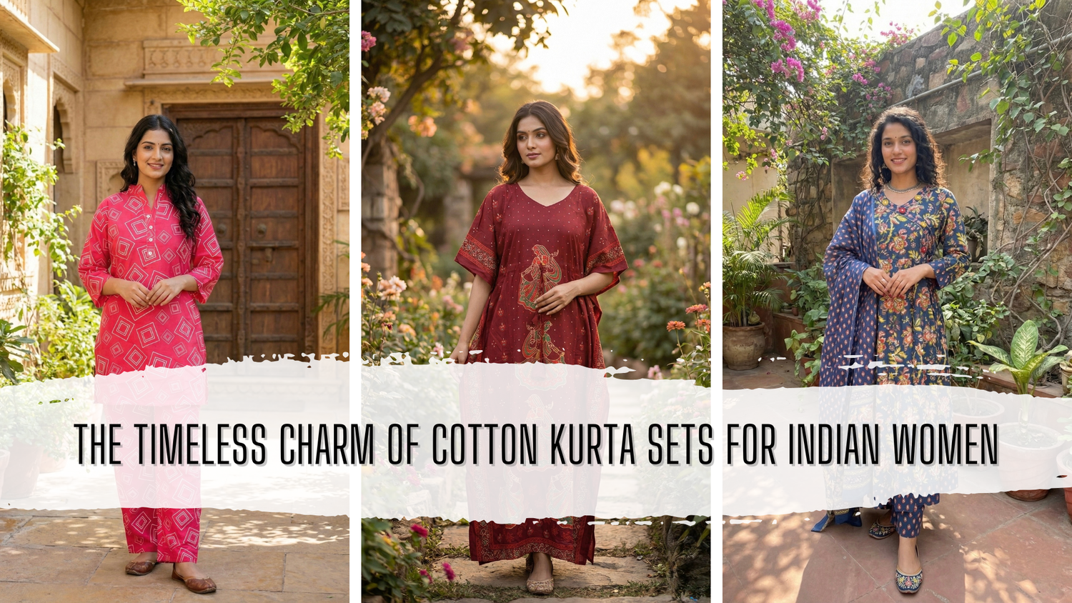 The Timeless Charm of Cotton Kurta Sets for Indian Women