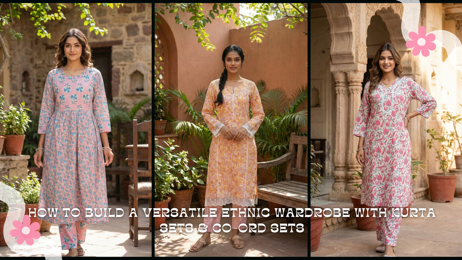 How to Build a Versatile Ethnic Wardrobe with Kurta Sets & Co-ord Sets